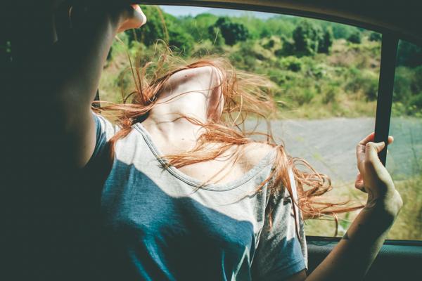 Italy, Naples, 13 September 2016Alessandra (36), during a roadtrip to Vesuvius, one of the most dangerous volcanoes in the world because of the population of 3,000,000 people living nearby.Claudia Cuomo / NOOR